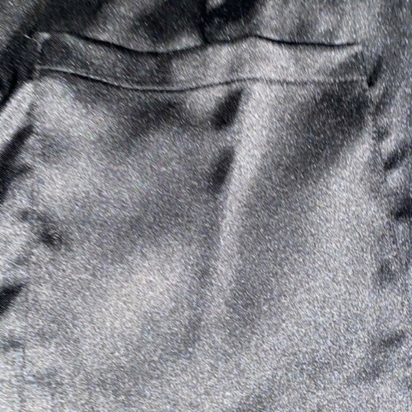 Aqua Satin Cargo Jogger Pants - Picture 11 of 13